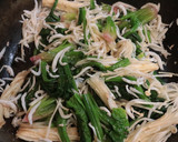 ほうれん草えのき茸釜揚げしらすの炒め物作り方4写真