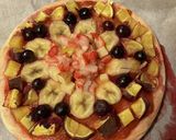 たっぷりフルーツピザ作り方10写真