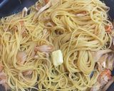 舞茸とほぼカニのバタポンパスタ作り方4写真