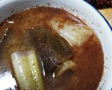 「ねぎ汁味噌味」カツオ粉と胡麻油の旨味作り方1写真