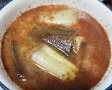 「ねぎ汁味噌味」カツオ粉と胡麻油の旨味作り方5写真