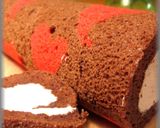 ノンバター☆ホワイトショコラロールケーキ作り方15写真