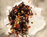 おにぎり／カリカリ梅と雑穀と昆布作り方3写真