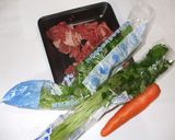 三つ葉牛肉炒め♪簡単癌で食欲のない時に作り方1写真