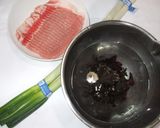 豚肉きくらげ炒め♪簡単がんの食養生薬膳作り方1写真