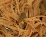 茅乃舎だしで豚バラと柚子胡椒の和風パスタ作り方4写真