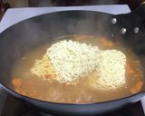 激うまチャルメラ宮崎辛麺ハーフ&ハーフ作り方4写真