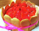 米粉活用 苺シャルロットケーキ RAW作り方23写真