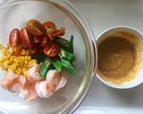 彩り野菜とエビのおかずサラダ♪作り方1写真