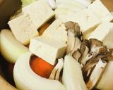 めんつゆベース●豚肉のスキ焼き風鍋作り方1写真