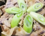 めんつゆベース●豚肉のスキ焼き風鍋作り方3写真