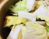 めんつゆベースのスキ焼き風味の豚スキ鍋作り方1写真