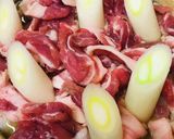 めんつゆベースのスキ焼き風味の豚スキ鍋作り方3写真