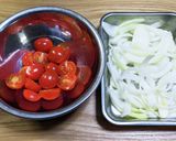 豚肉のトマトみそ生姜焼き作り方1写真
