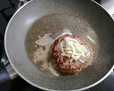 チーズONデミグラスハンバーグ作り方2写真