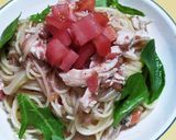 塩麹で冷製トマトパスタ作り方10写真