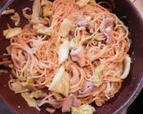 豚バラとキャベツのZENB中華パスタ作り方4写真
