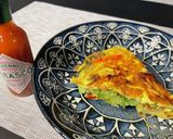夏野菜と小海老のスパニッシュオムレツ作り方6写真
