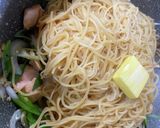ネギ好きのための、罪なき和風パスタ作り方7写真