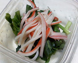 【弁当】豚キャベツの酒蒸しと青菜和え作り方4写真