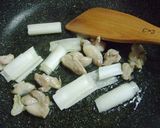 鶏とネギの塩味パスタ作り方2写真