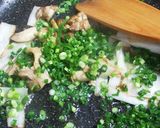 鶏とネギの塩味パスタ作り方3写真
