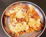 レンジで♡ピザポテト風オートミール作り方5写真