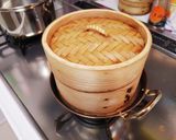 蒸籠☆鱈の昆布締めおこわ作り方12写真