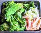 シーフード餅白菜鍋作り方3写真