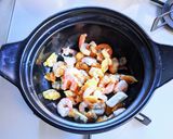 シーフード餅白菜鍋作り方4写真
