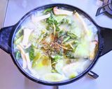 シーフード餅白菜鍋作り方7写真