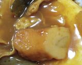 おでんをリメイク　カレー丼作り方4写真