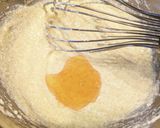お豆腐のしっとりモチモチ♡よもぎケーキ作り方2写真
