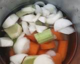 グリーンピースのスープかけご飯作り方1写真