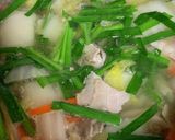 マカ入り、豚肉と白菜の中華風スープ作り方3写真