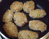 鶏ひき肉とごぼうのハンバーグ作り方4写真