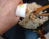 シラスと梅の納豆チャーハン作り方5写真