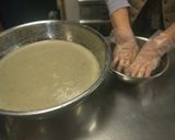 生芋でつくる御蔵の島コンニャク作り方9写真