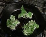 にんじん葉の天ぷら作り方6写真