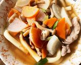 お一人様!煮込うどんにほんのり洋風隠し味作り方2写真