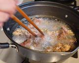 ポン酢でさっぱり！鶏肉と生姜のたこ焼き風作り方4写真