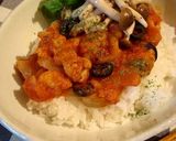 おうちCafe*トマトチキンどんぶり♪作り方5写真