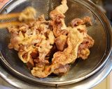 大根おろしとポン酢で豚肉のカリカリ揚げ作り方6写真