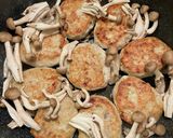 チーズインれんこんハンバーグ作り方15写真