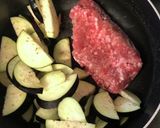 味噌ミートソースうどん作り方1写真