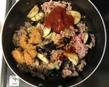 味噌ミートソースうどん作り方2写真