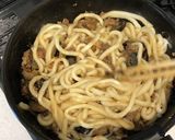 味噌ミートソースうどん作り方5写真
