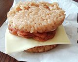 野菜天のライスバンズバーガー作り方3写真