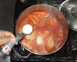 頭痛めまい耳鳴りに♪セロリトマトスープ作り方5写真