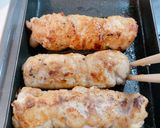 とろ〜りチーズとキムチの豚肉ロール巻作り方9写真